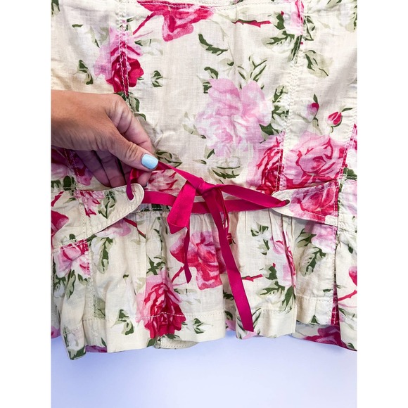 Banana Republic Floral Linen Blazer Size 2 - Picture 6 of 8